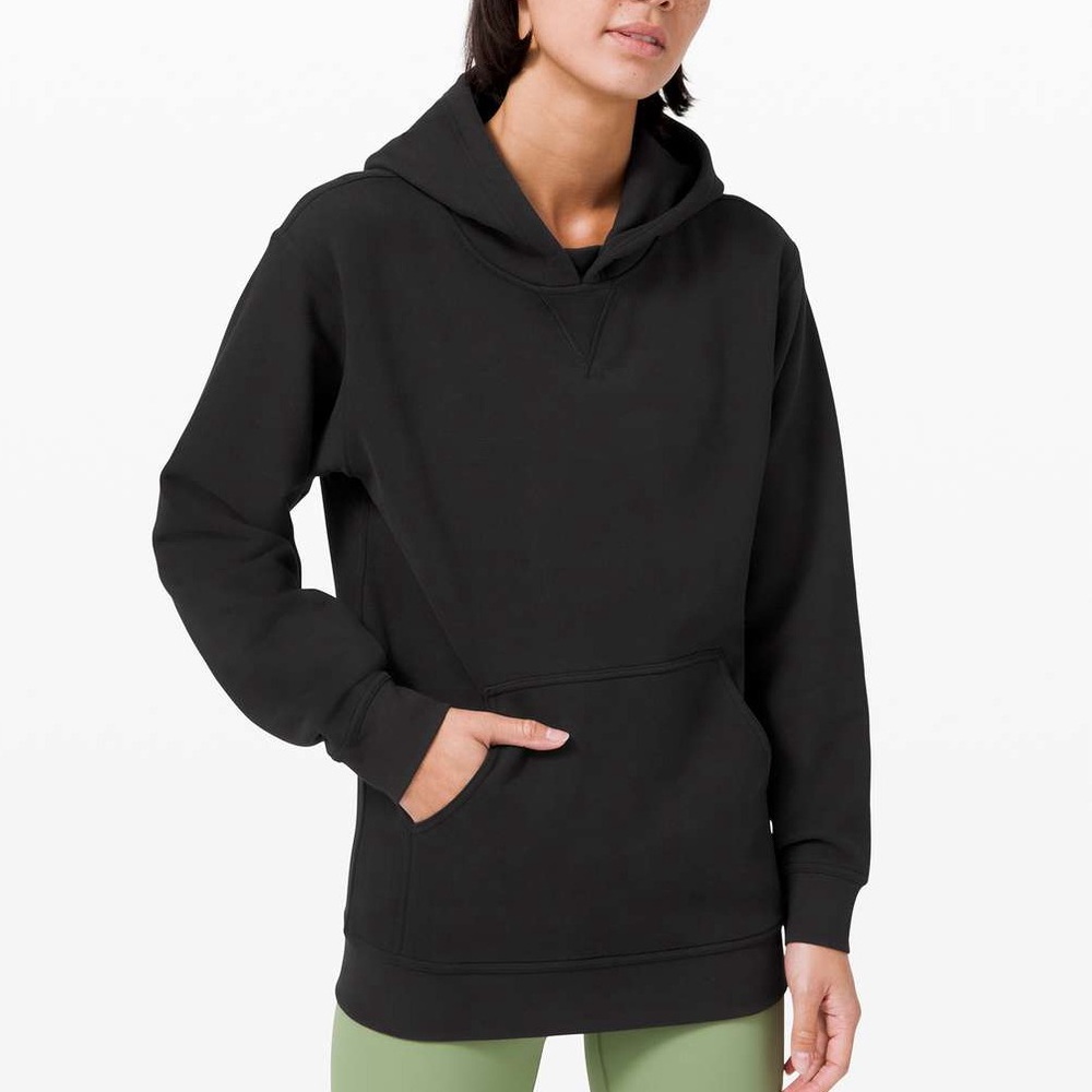 Lululemon All Yours Fleece Hoodie - Black, Size 6